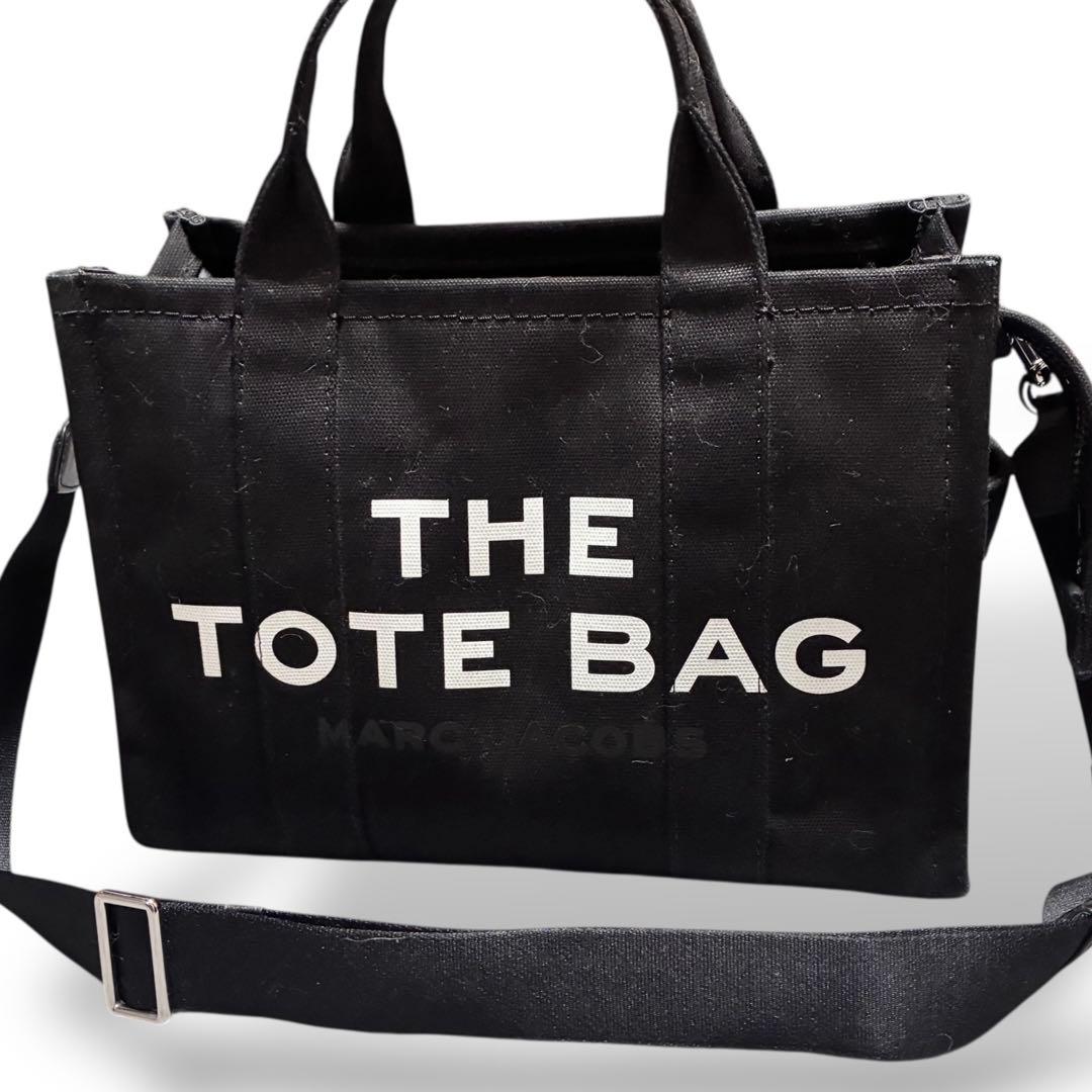 極美品　マークジェイコブズ　2way ショルダーバッグ　ブラック　キャンバス