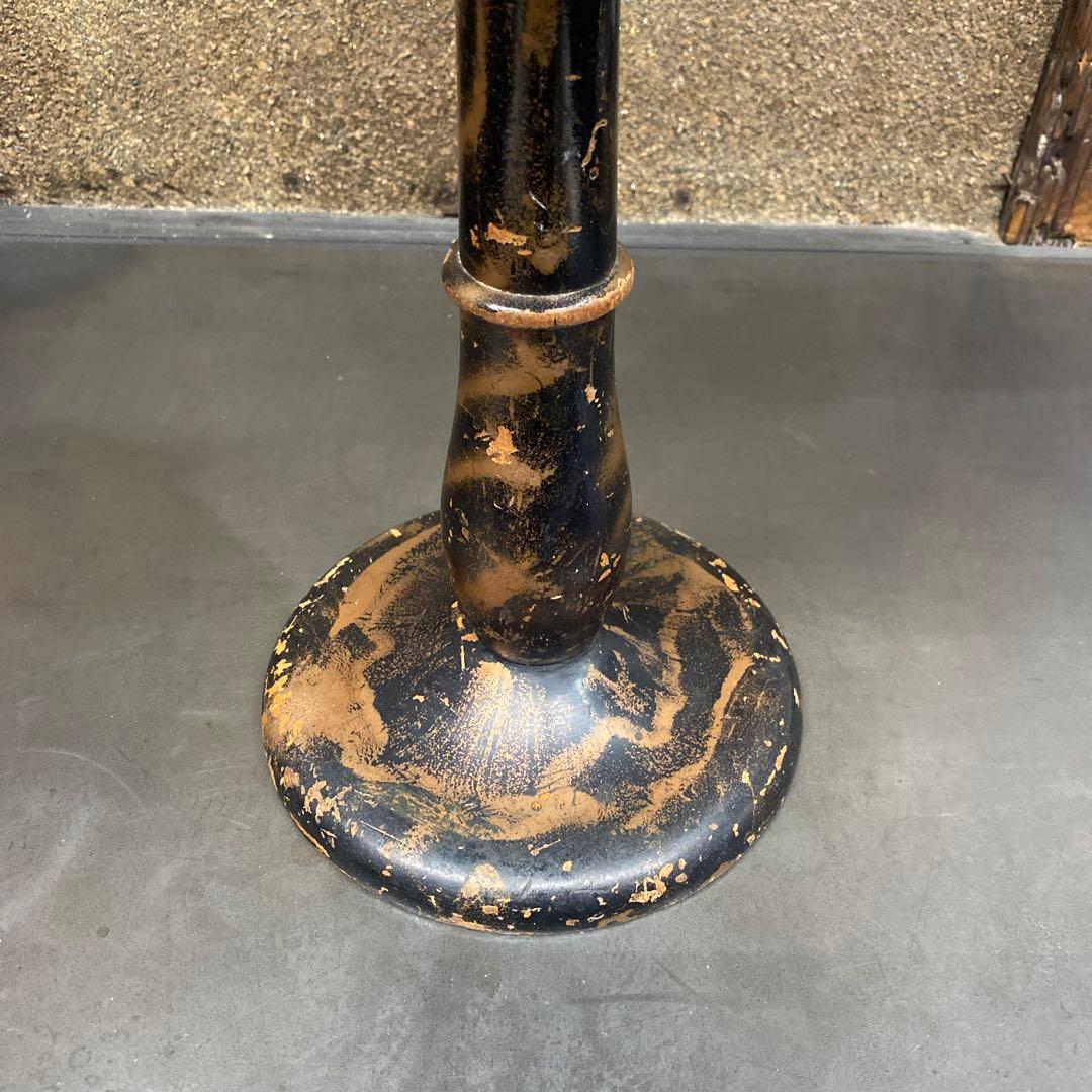 ヴィンテージ 1950’s 木製楕円形テーブル 約43cm 高さ