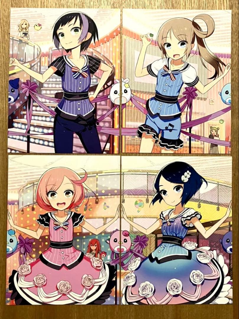 131 非売品　入場特典　プリティーリズム　レインボーライブ　ポストカード　4枚