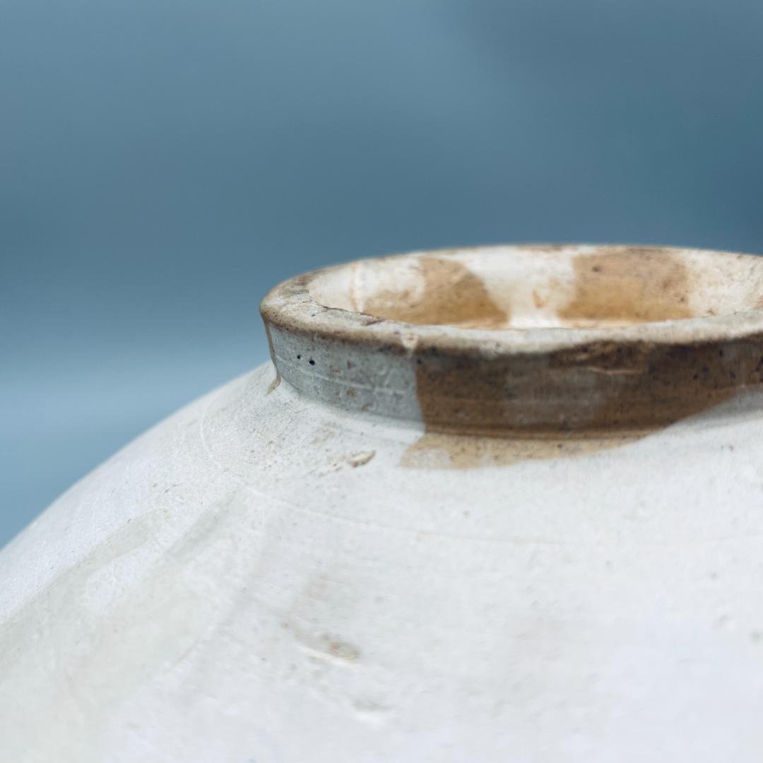 五代〜宋代 白磁 白化粧 大椀 陶磁器 中国美術
