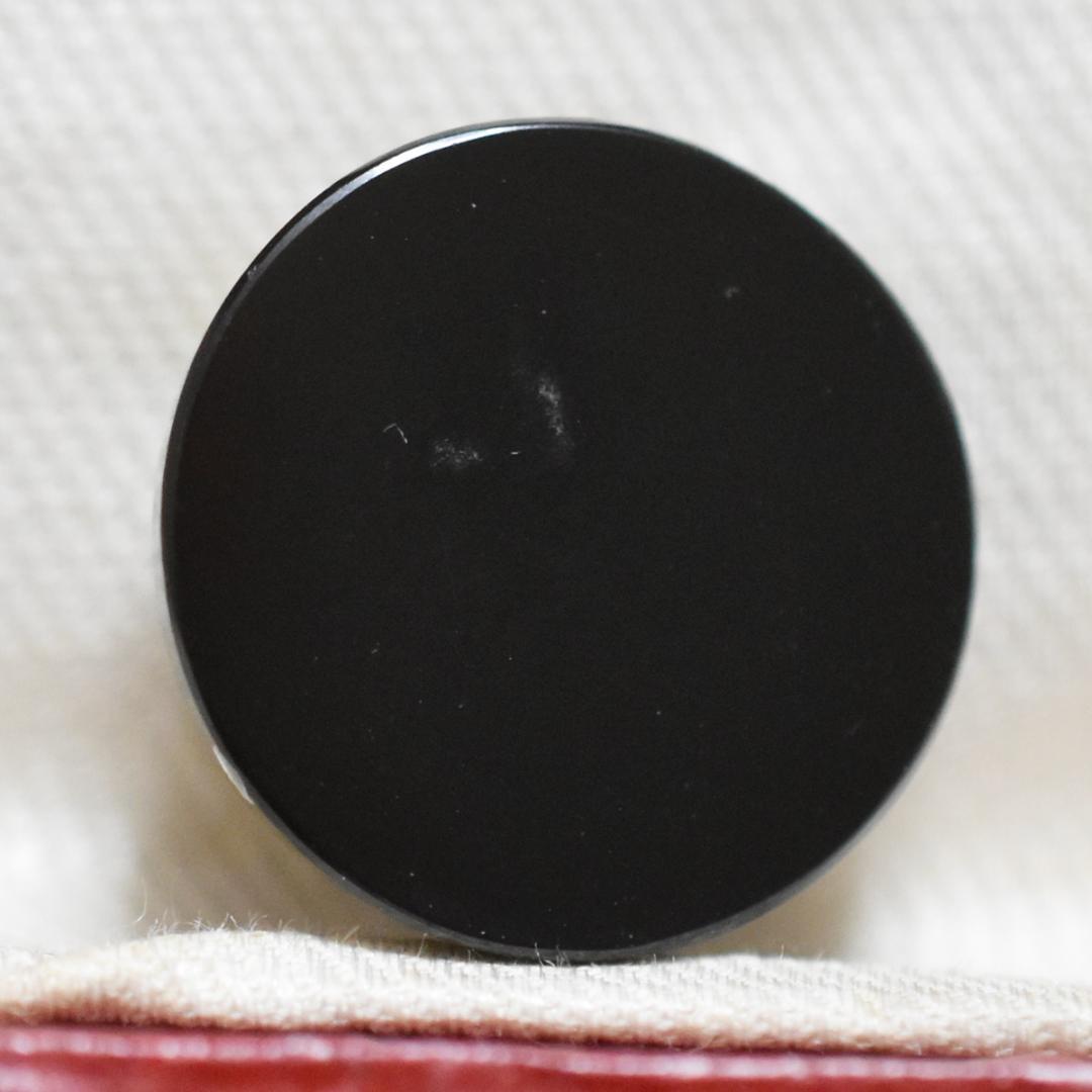 アンティーク 非加熱黒瑪瑙 貴婦人のハードストーンカメオルース/裸石