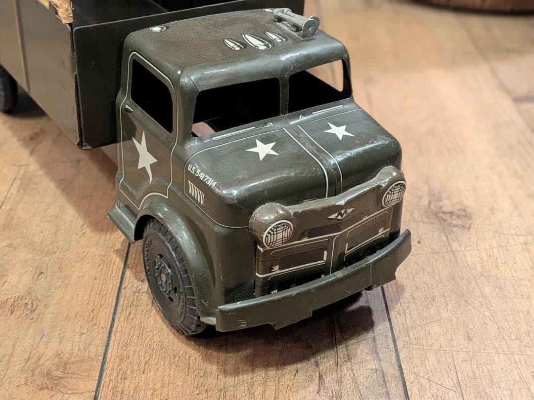 超希少☆1950s／MARX TOYS／U.Sヴィンテージ／米軍トラック／ブリキ