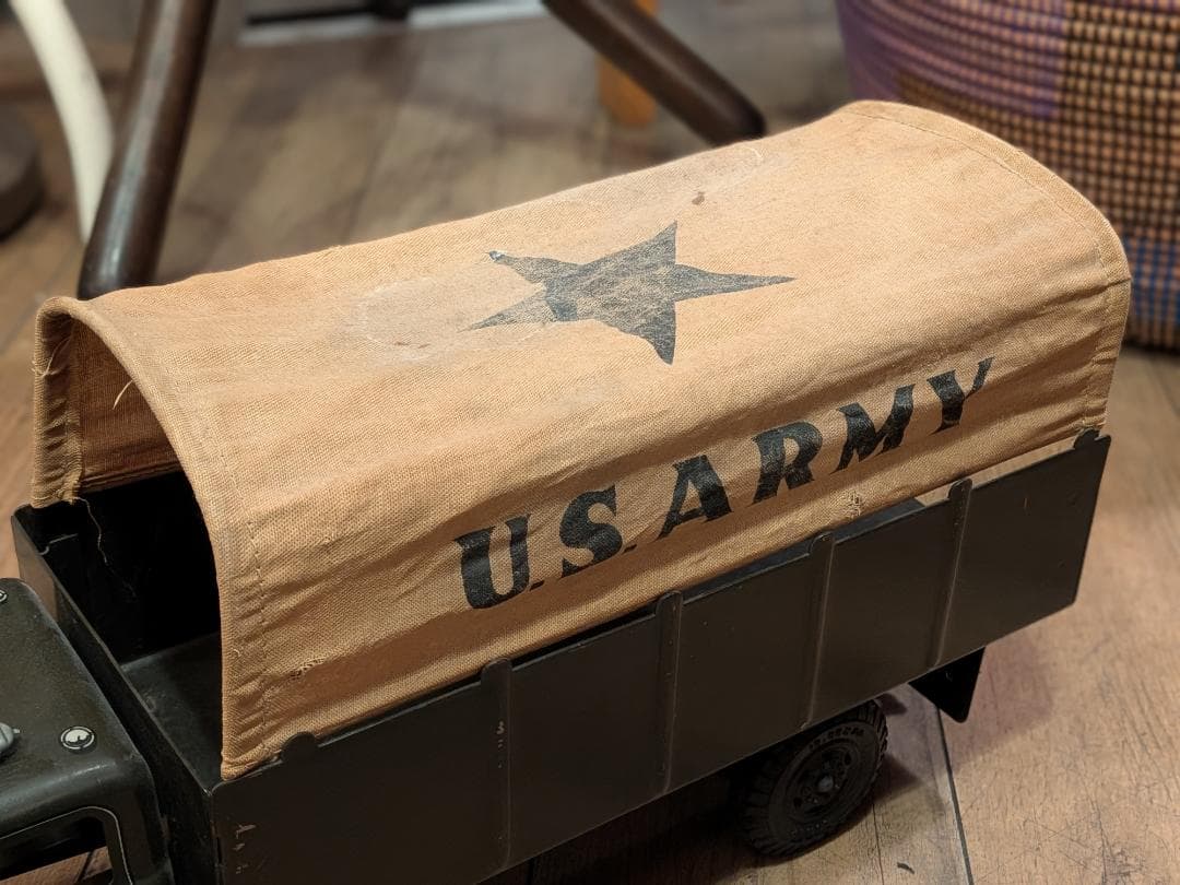 超希少☆1950s／MARX TOYS／U.Sヴィンテージ／米軍トラック／ブリキ