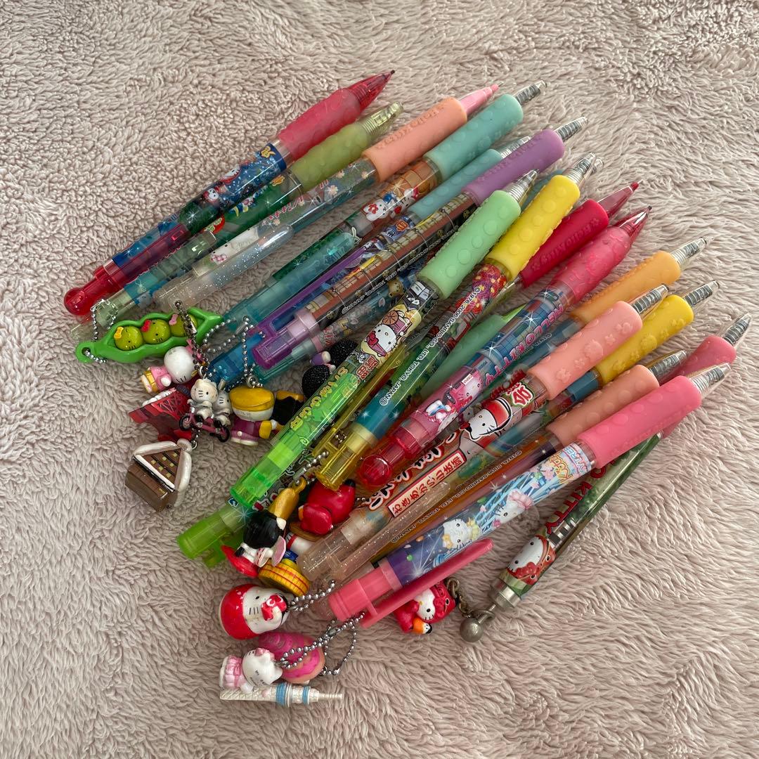 ハローキティ　ご当地キティ　ボールペン　シャープ　18本