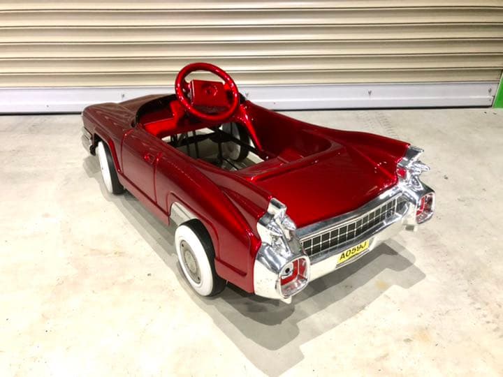 ◼️超希少　キャデラック　ペダルカー　カスタム　キャンディーレッド◼️