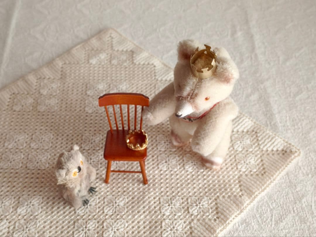 * vintage bear ❀ クリーム色の ベルリン・ベア