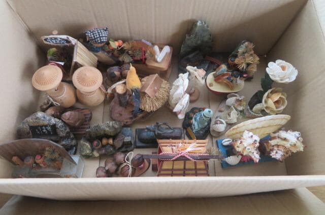 昭和レトロご当地グッズお土産民芸品郷土玩具こけし具細工まとめて　ジャンク品