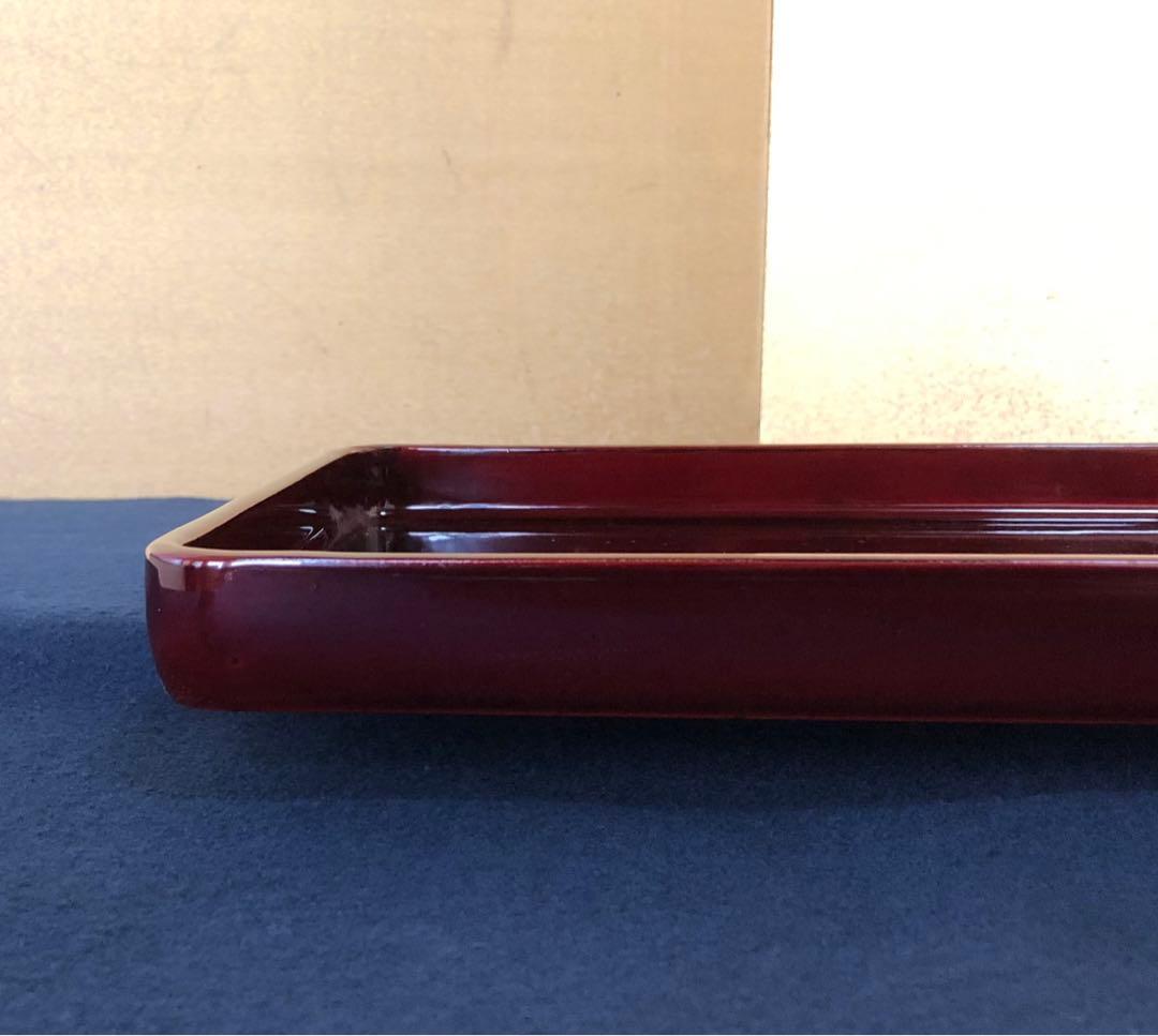 《R》春慶塗 四方膳5客 会席膳 銘々膳 隅丸 木製漆器 木箱　251216お5