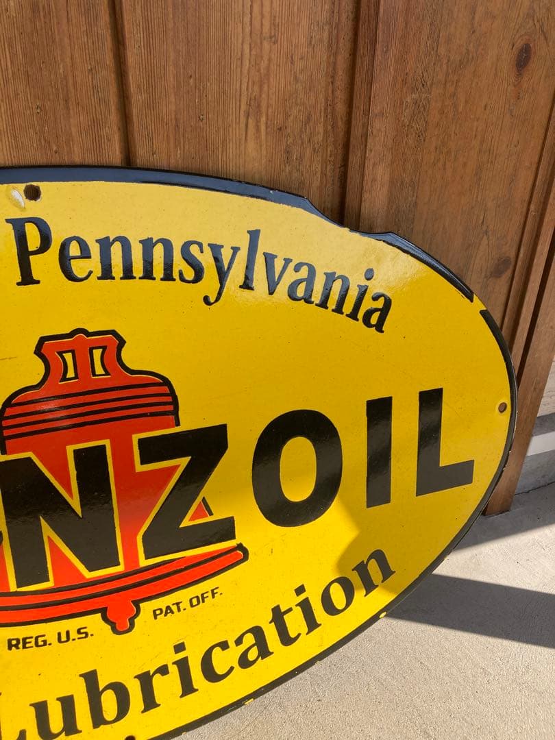 PENNZOIL ペンズオイル　ビンテージ看板