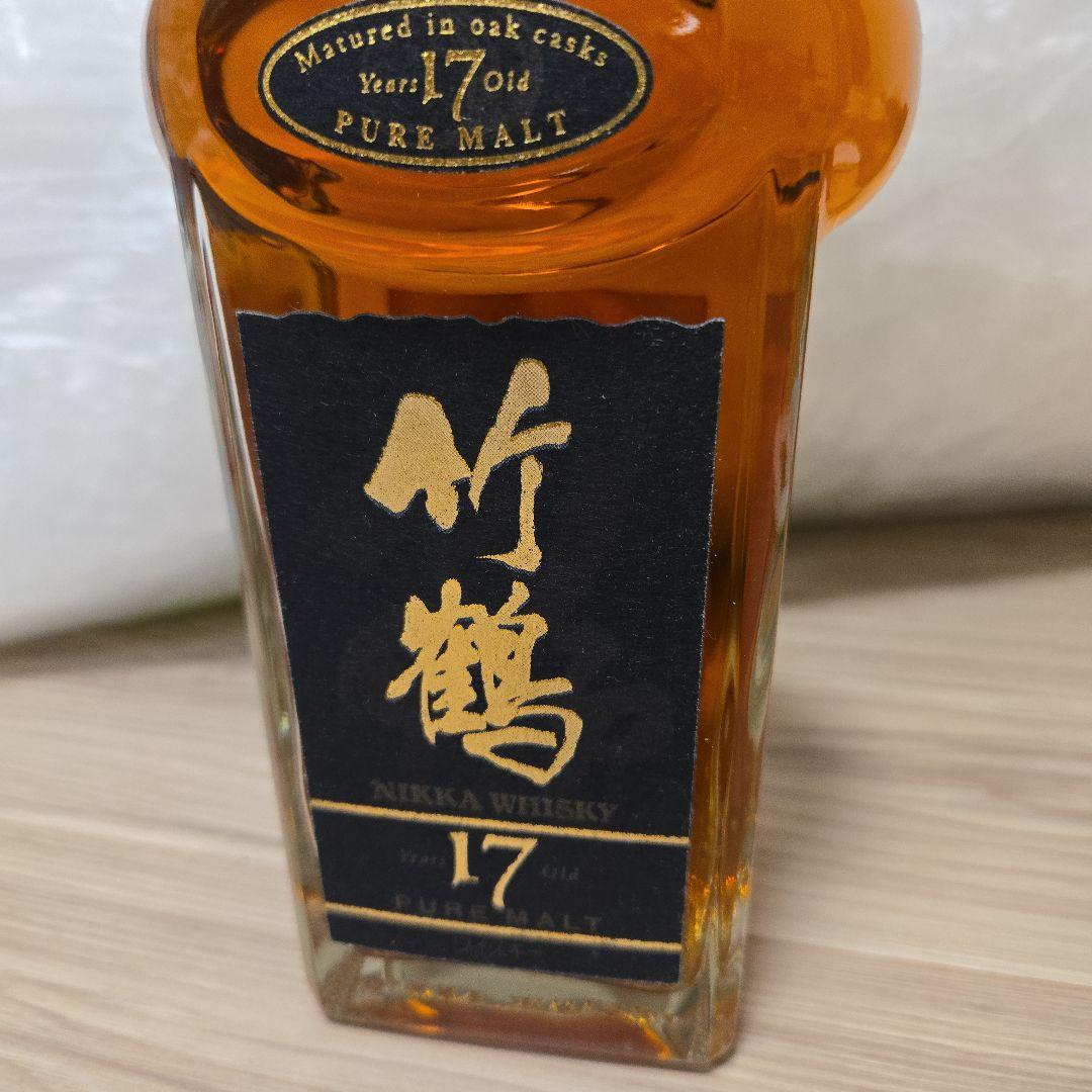 未開封　ニッカウヰスキー竹鶴17年　700ml　角瓶　旧ボトル ピュアモルト