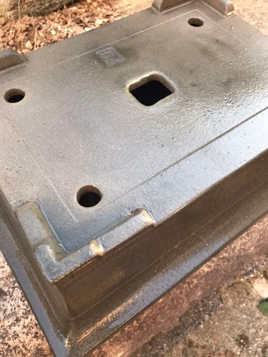 盆栽鉢 時代盆栽鉢長方鉢落款有山野草植木鉢