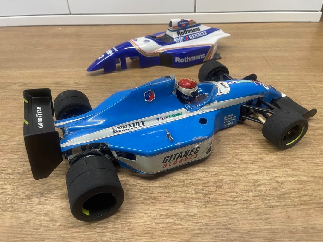 京商F1 電動ラジコンカー 1/10 ボディー2台付き