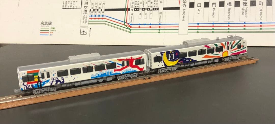 管理番号1583 Nゲージ 京急2000形 さわやかギャラリー号GM製8両セット