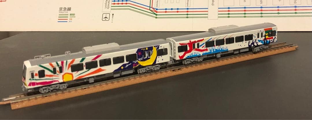 管理番号1583 Nゲージ 京急2000形 さわやかギャラリー号GM製8両セット