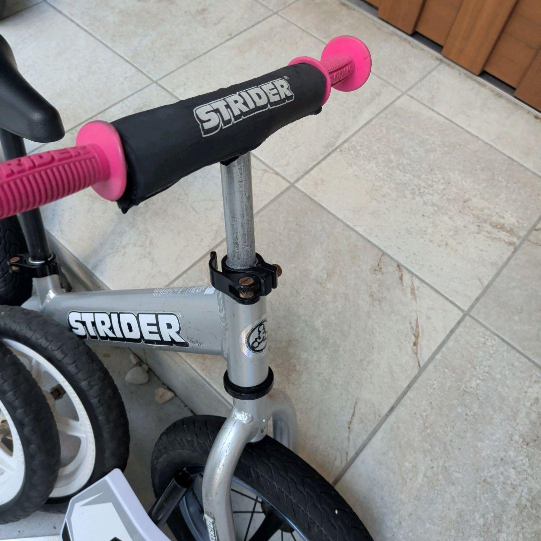 ストライダー プロ　軽量 シルバー　カスタム　タイヤ　予備タイヤ付き