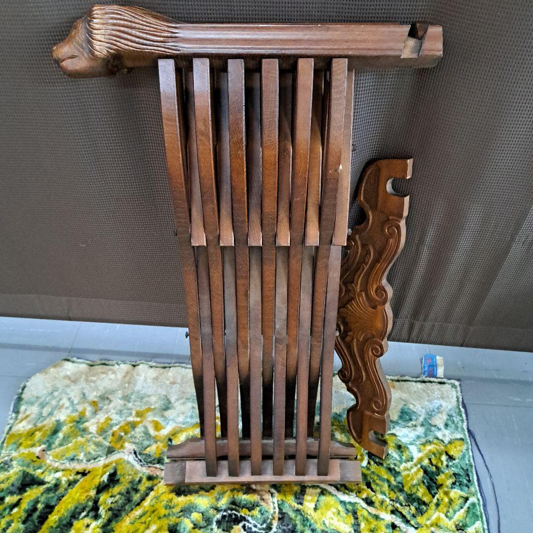 ♡イタリア製　サヴォナローラチェアー 木製折り椅子♡