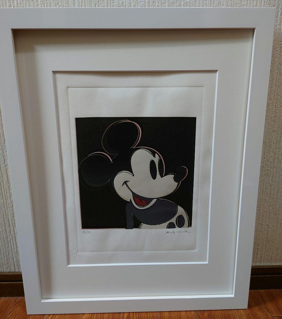 アンディ・ウォーホル 「ミッキーマウス」絵画 リトグラフ