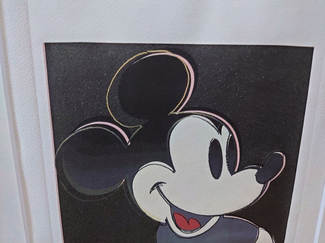 アンディ・ウォーホル 「ミッキーマウス」絵画 リトグラフ
