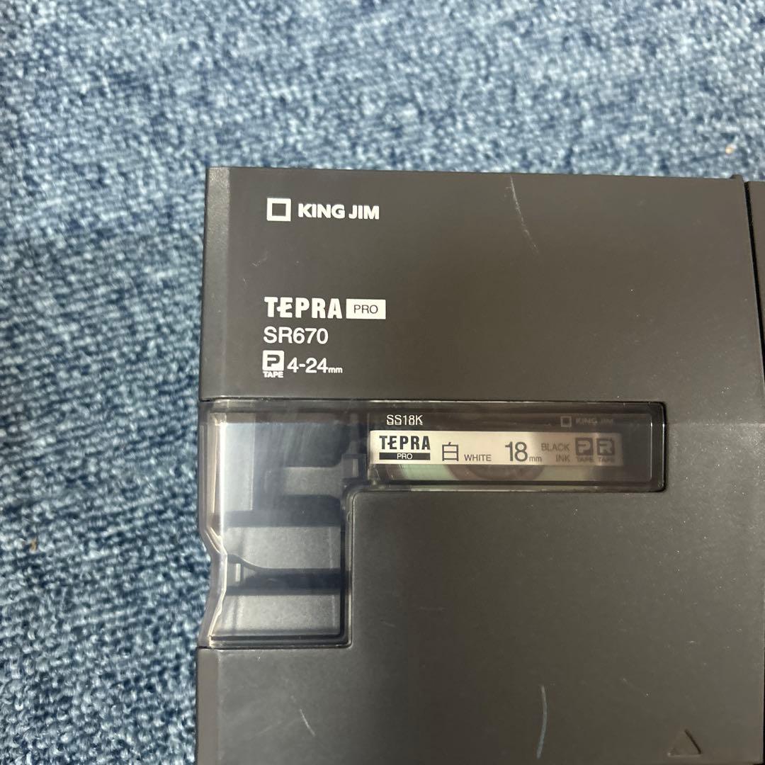 犬*ま様 テプラ PRO KING JIM SR670