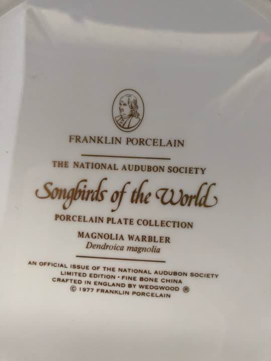 希少★1977年製 ウェッジウッド製 鳥の 飾り皿