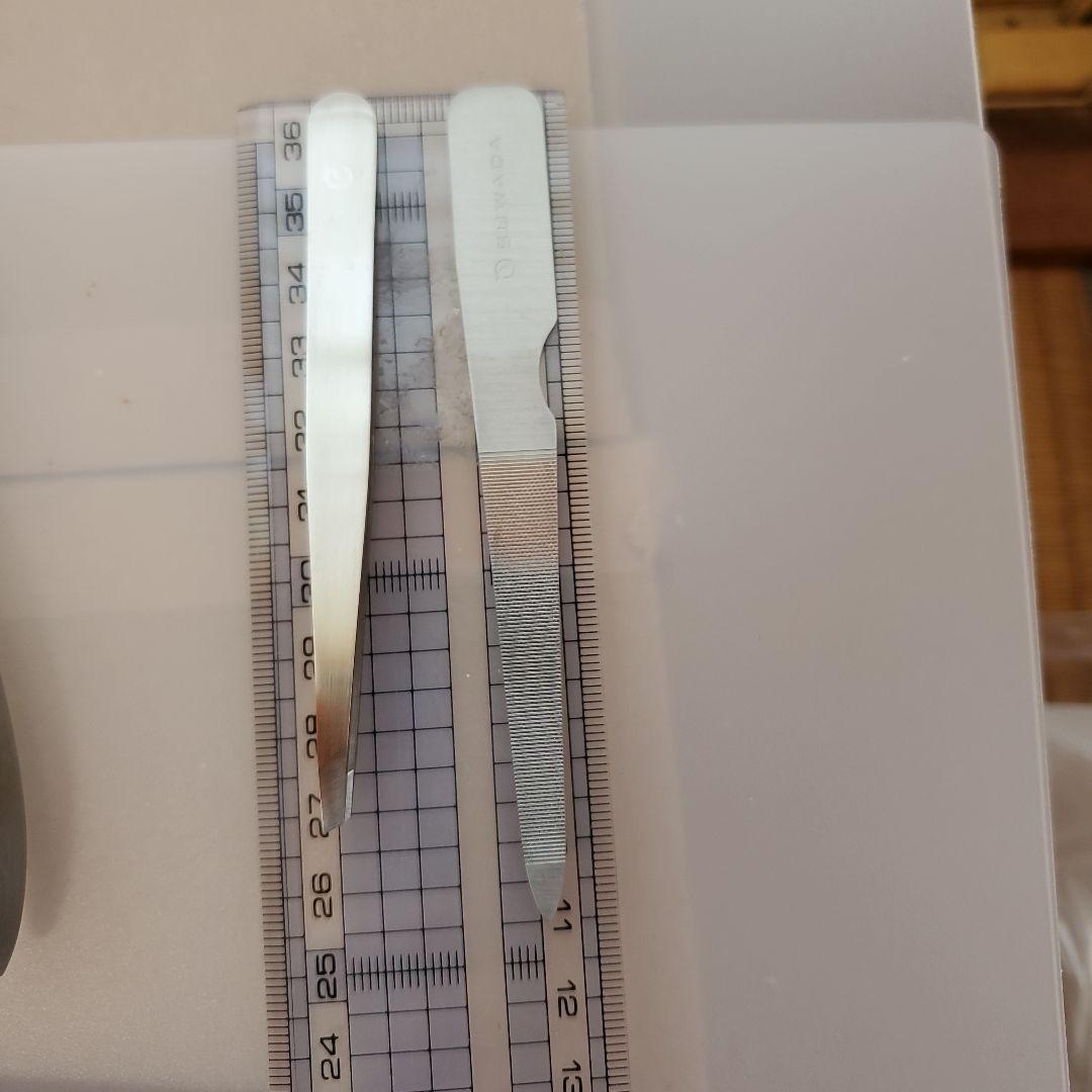 SUWADA 爪切り、ハサミ、ヤスリ、毛抜き、牛革ケース付き