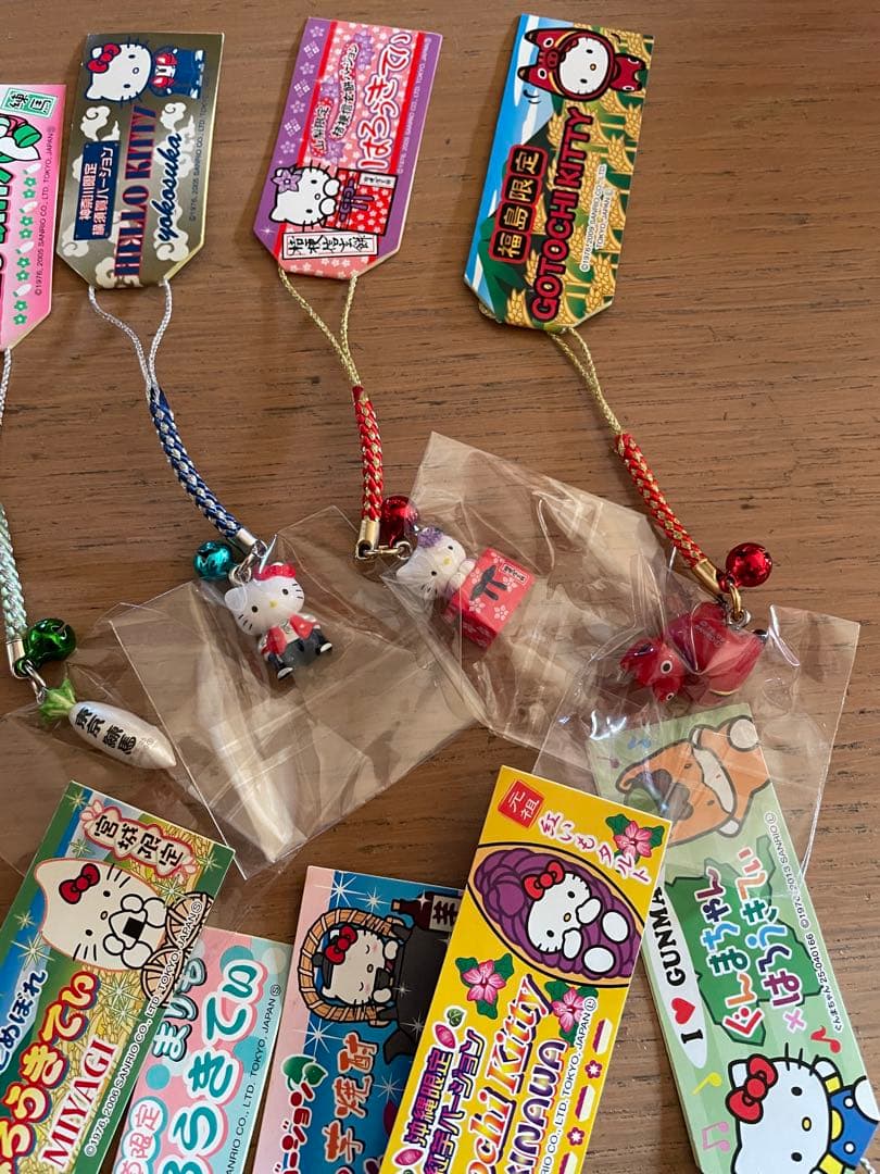 ハローキティ ご当地ストラップ セット40個値下げ不可