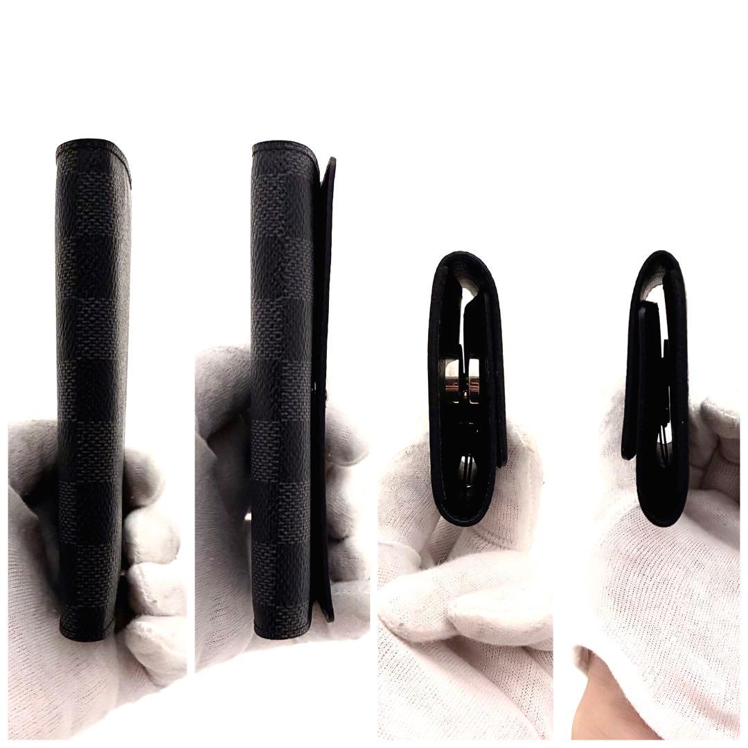 ❣️希少❣️LOUIS VUITTON ダミエ グラフィット キーケース ブラック