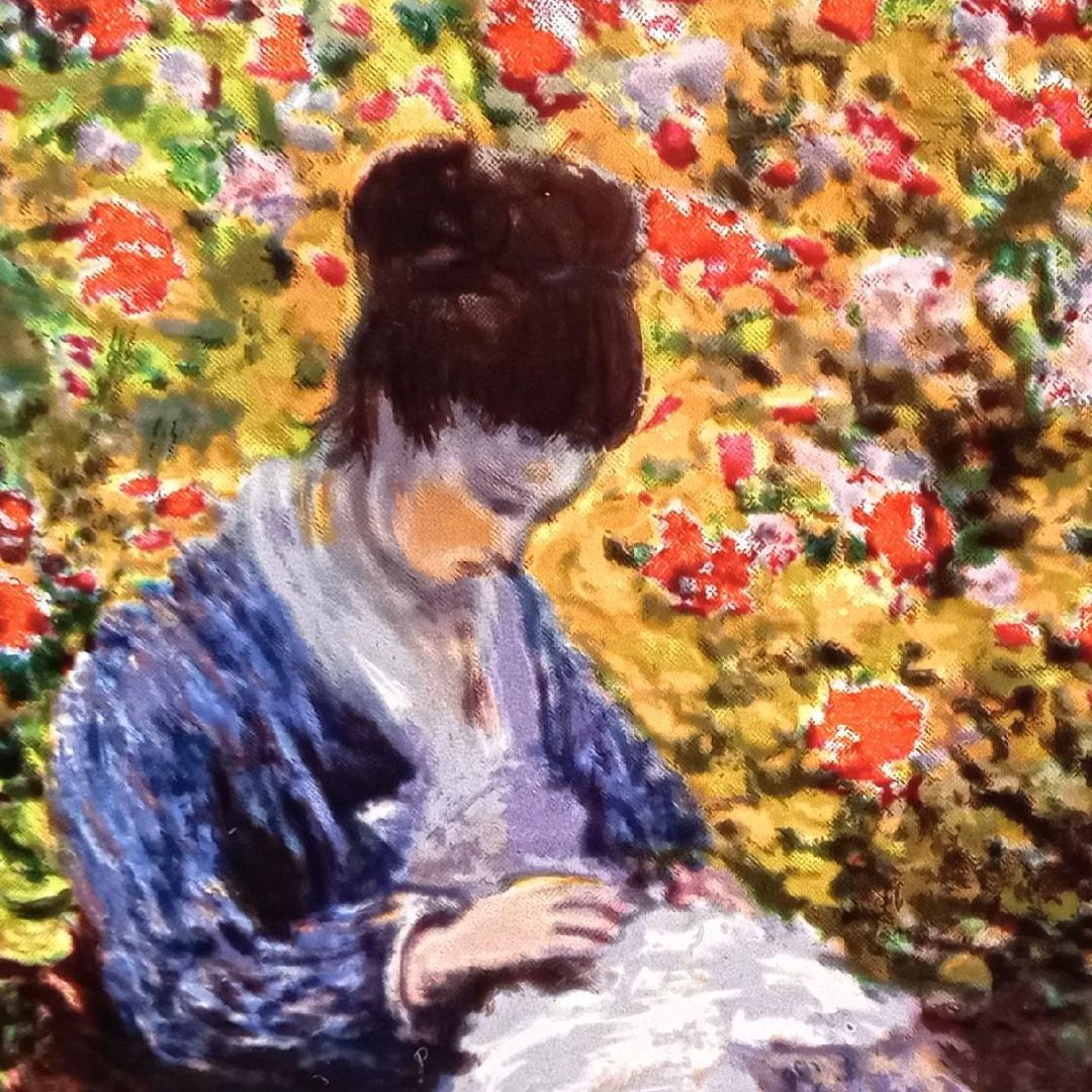 モネ ステンドグラス カミーユと子供ボストン美術館グラスマスターズ