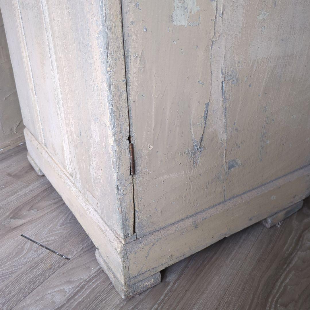 フランスアンティークキャビネット19世紀 シャビー