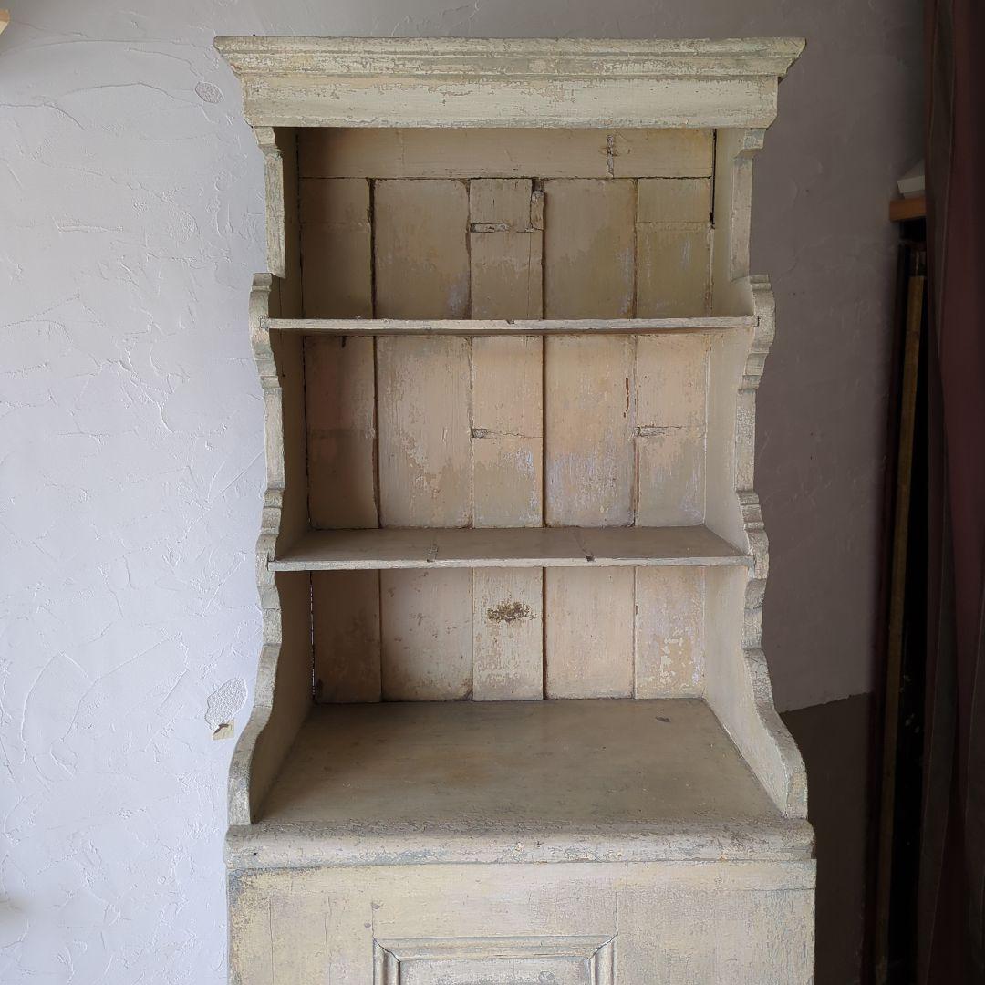 フランスアンティークキャビネット19世紀 シャビー