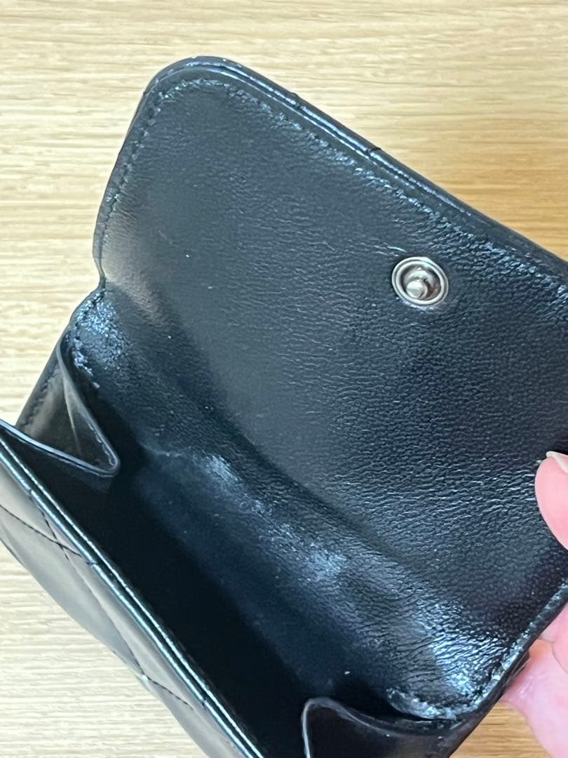 BALENCIAGA ブラック三つ折り財布