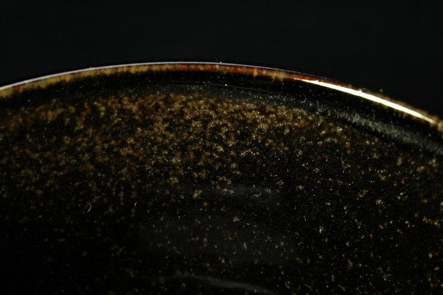 茶道具 膳所焼 色絵兜茶碗 共箱 未使用(K-A500)