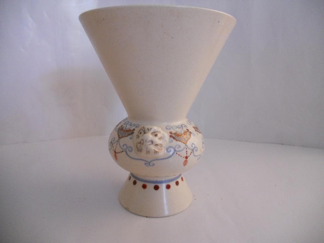 永観 仁清写 尊式 花生 平安 永観 造 骨董品 花瓶 花器 です。