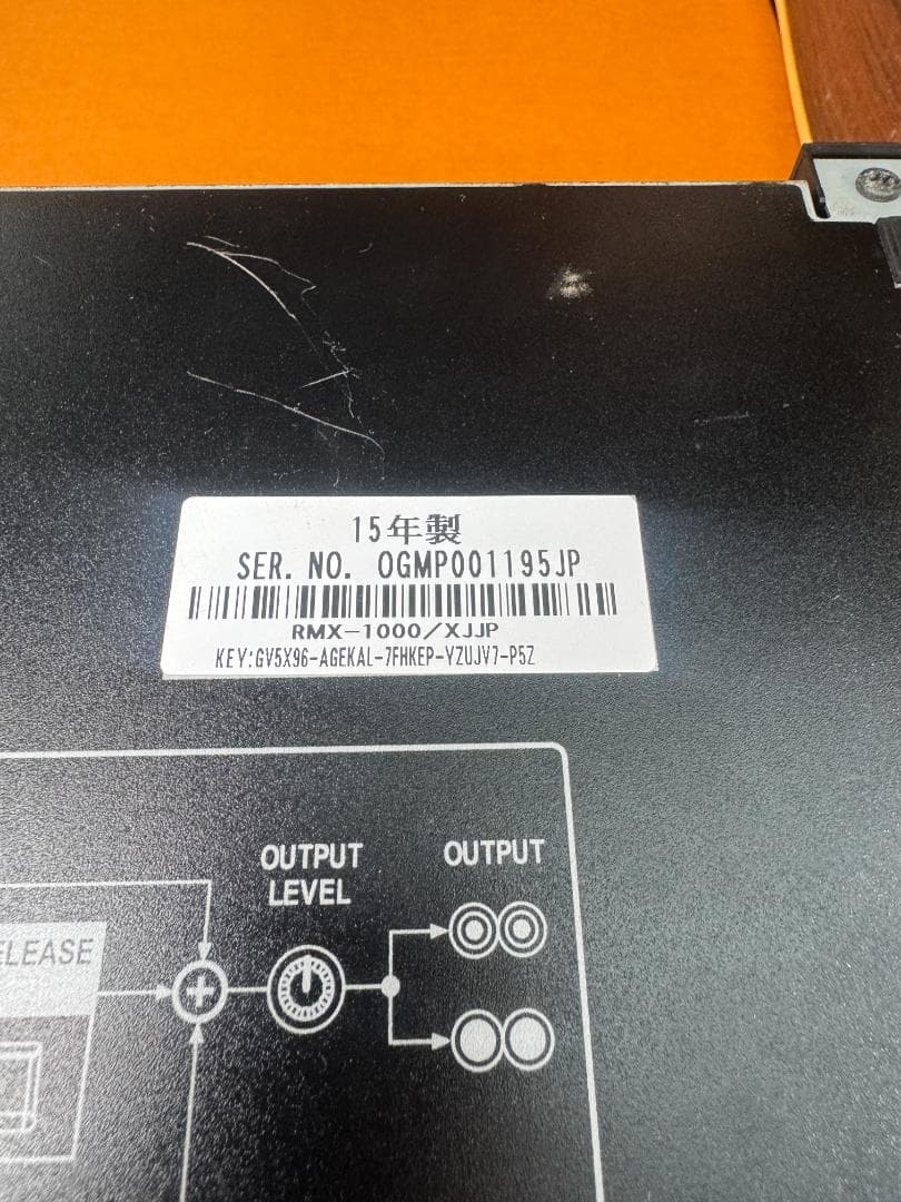 Pioneer RMX-1000 エフェクトコントローラー アダプター無し