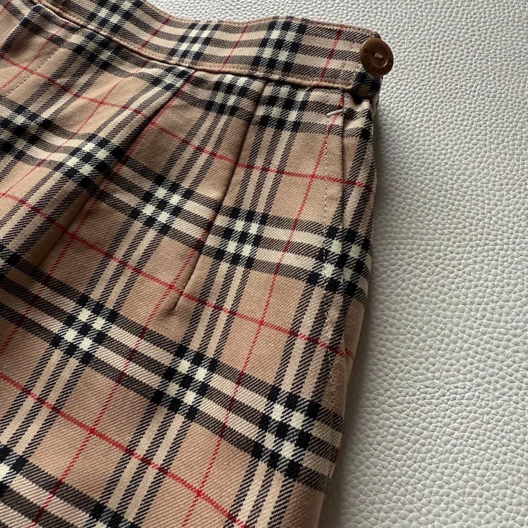 古着 BURBERRY GOLF 三陽商会 ノバチェック ウール キュロット