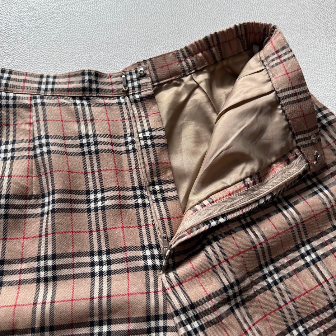 古着 BURBERRY GOLF 三陽商会 ノバチェック ウール キュロット