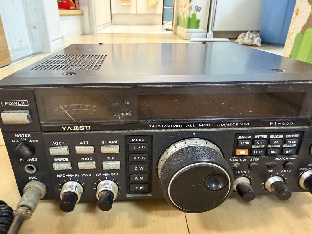 【ジャンク】FT-655 受信機 YAESU トランシーバー