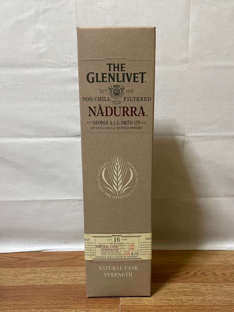 終売品 初期ボトル グレンリベット16年 ナデューラ 53.6% 2009ボトル