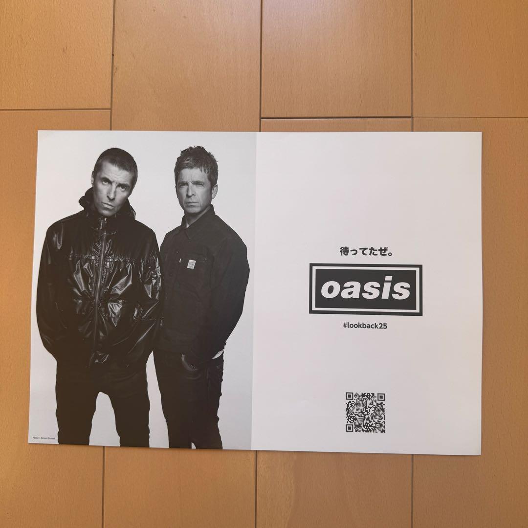 【4点セット】XXLサイズ oasis 開催地限定 Tシャツ & A2ポスター