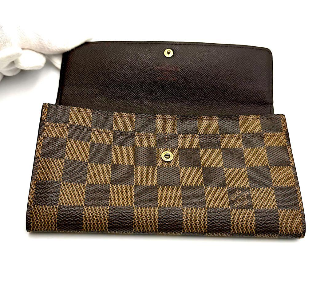 ルイヴィトン ポルトモネクレディ ポルトフォイユサラ ダミエ財布