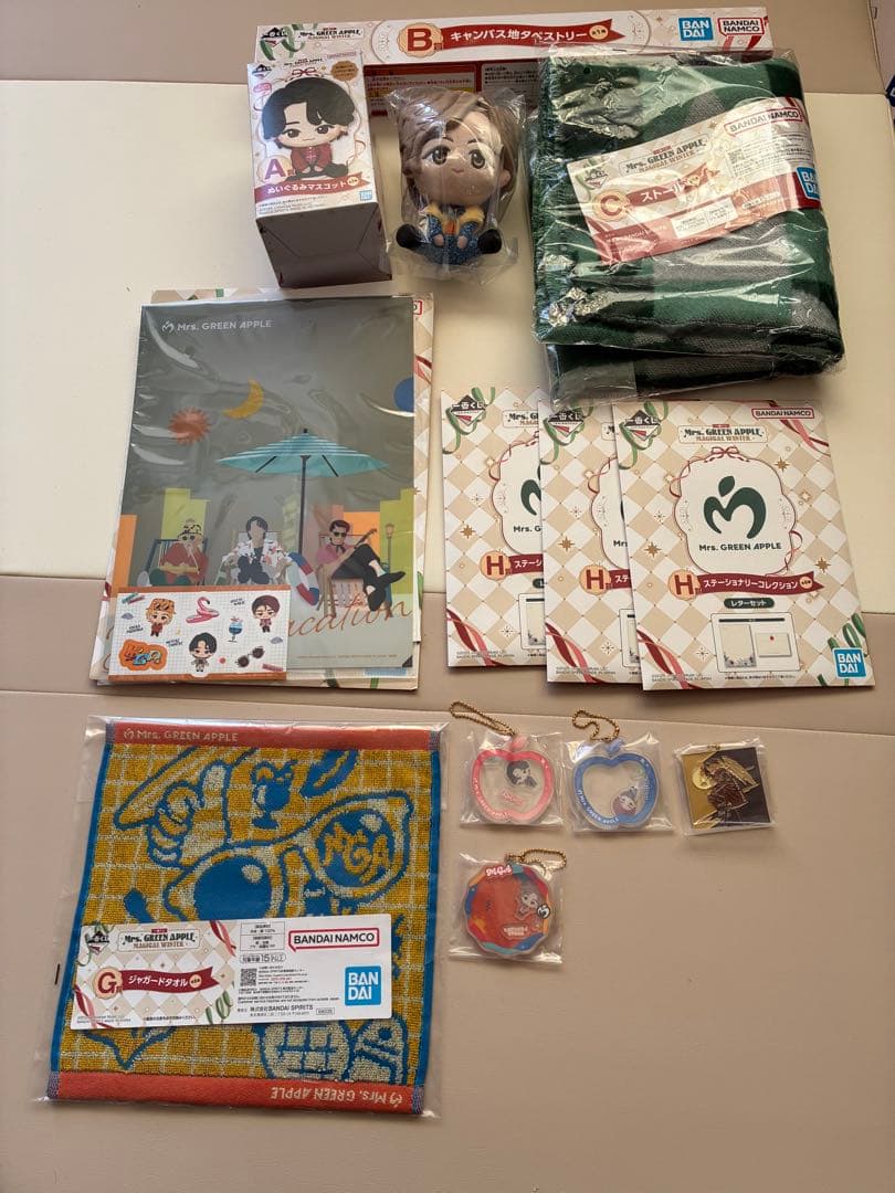 一番くじ Mrs. GREEN APPLE まとめ売り　A賞Ｂ賞Ｃ賞