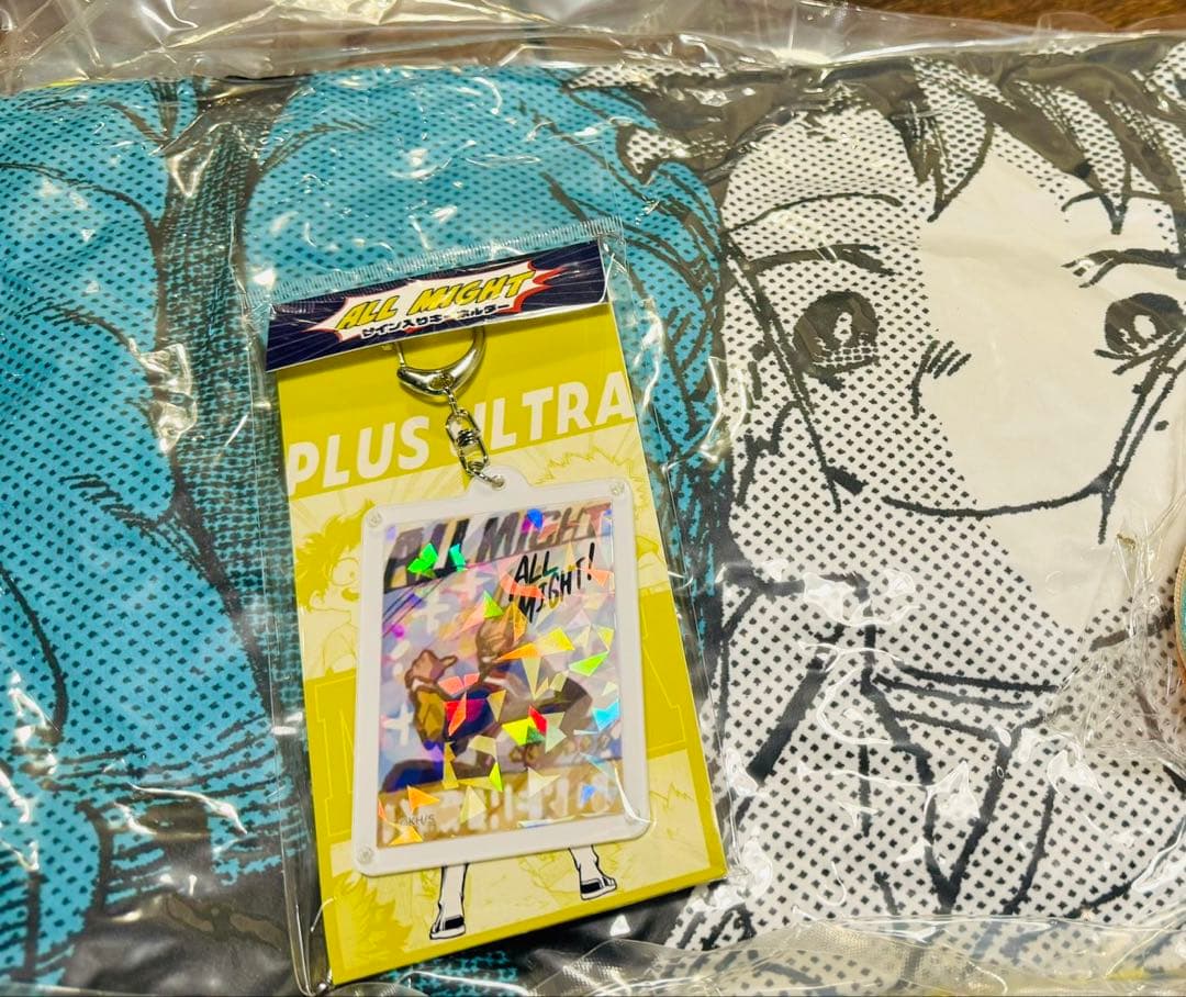 オールマイトのサイン入りキーホルダー 沈むんだけどすごくない？ クッション