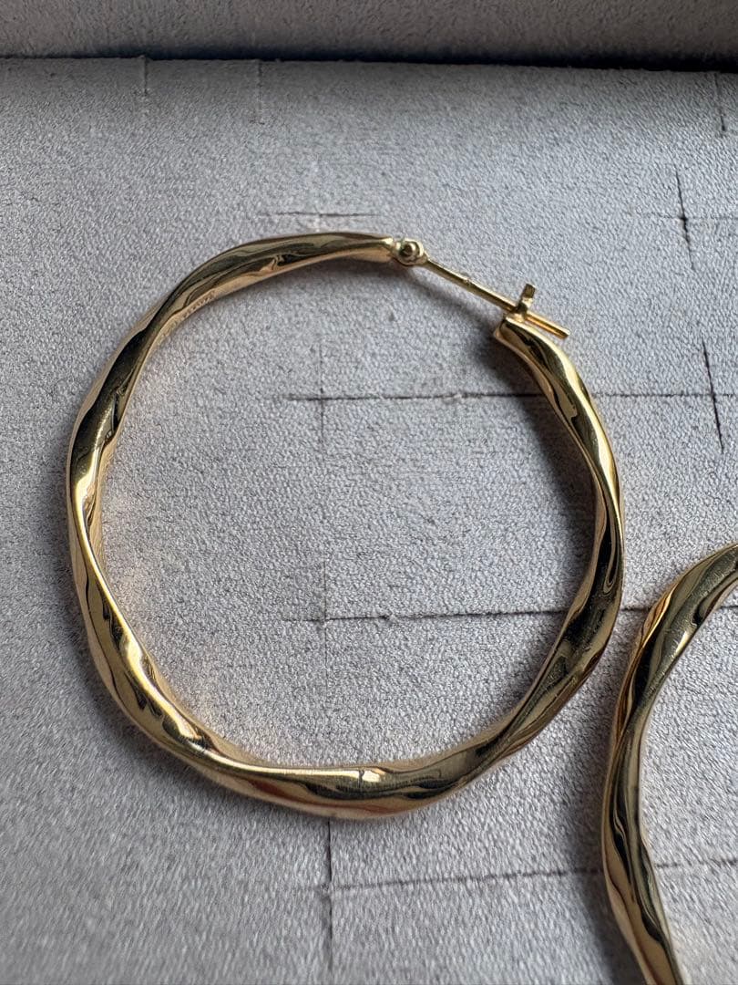 未使用 Jouete ツイスト ラップピアス