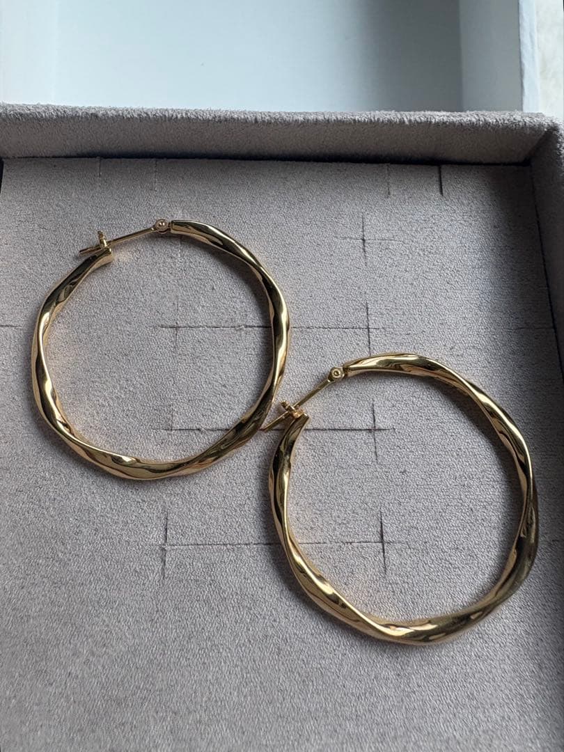 未使用 Jouete ツイスト ラップピアス