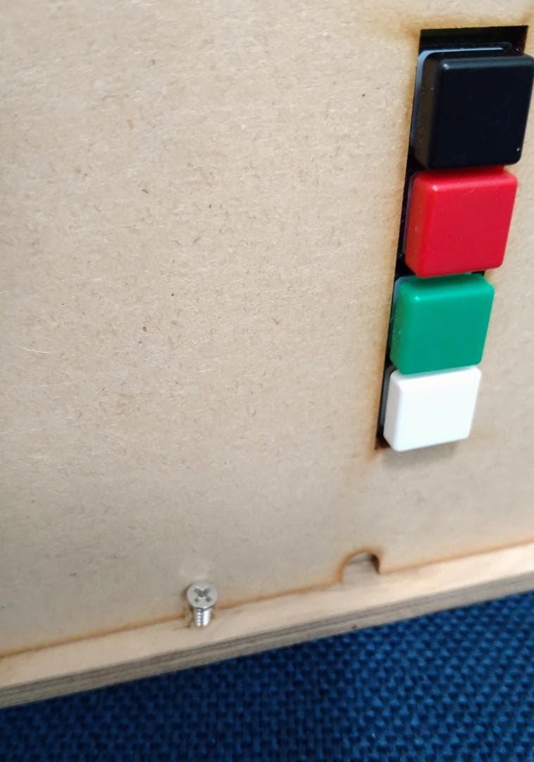 【珍品】 フィボナッチ時計 多色デジタル置時計 フルカラーランプ