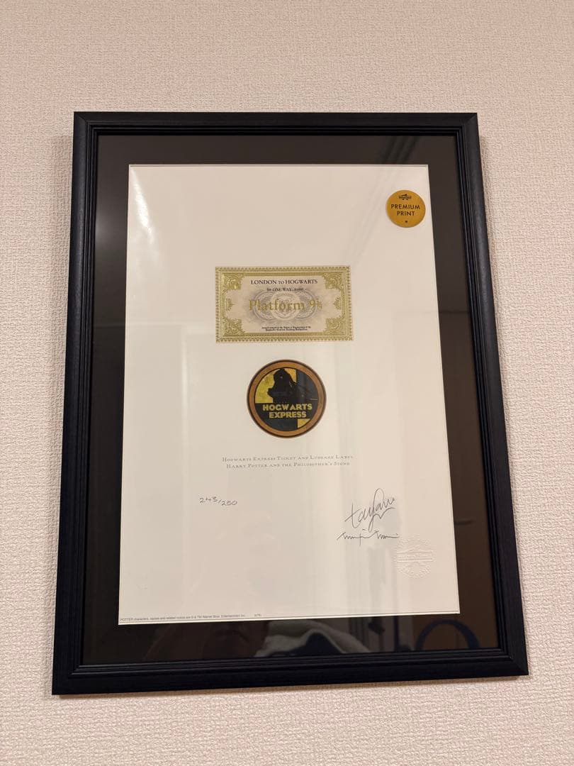 【超希少】ハリーポッター ミナリマアート　プラットフォーム9¾ プレミアム限定品