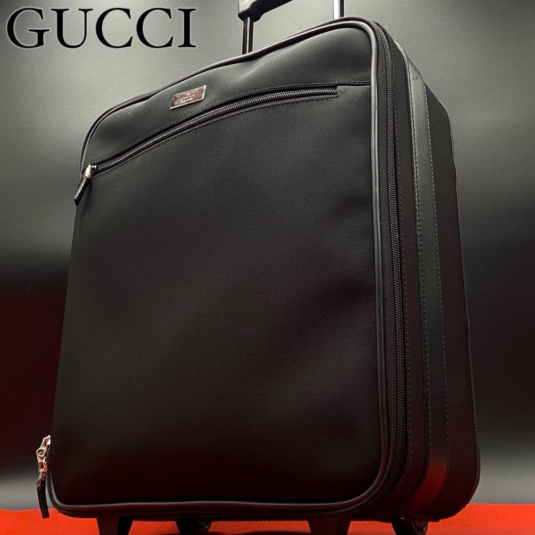 グッチ ロゴ キャリーケース バッグ 旅行 ビジネス 大容量 4輪
