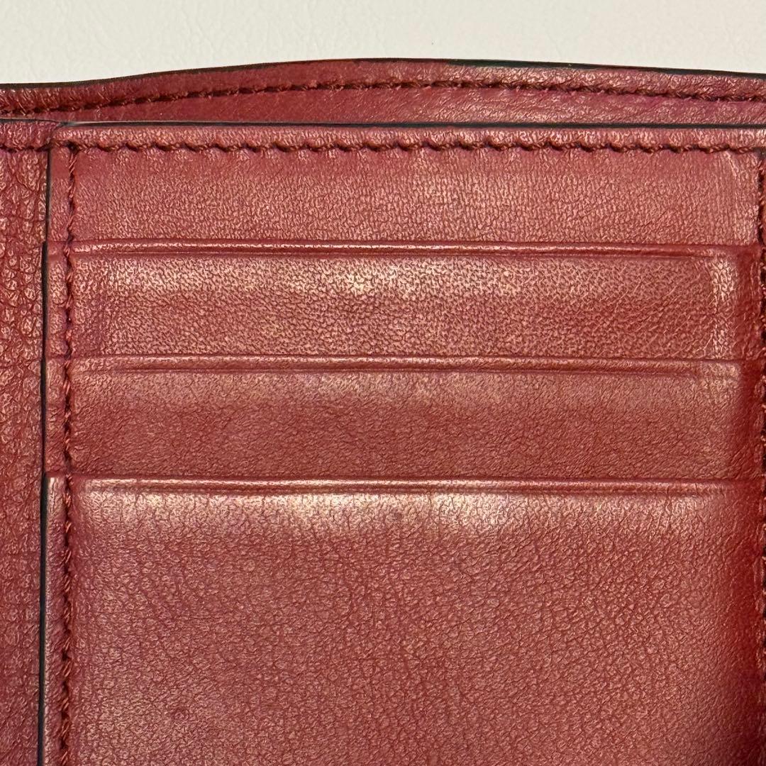 美品✨ LOEWE ロエベ バーティカルウォレット スモール キャメル ブラウン