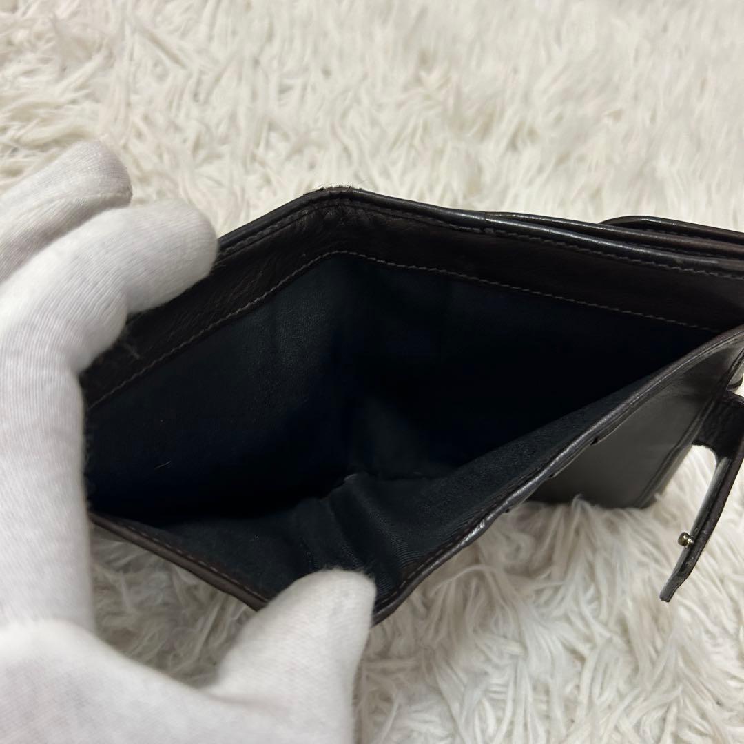 ⭐️希少⭐️ブルガリ チャンドラ 三つ折り財布 コンパクトウォレット ブラウン