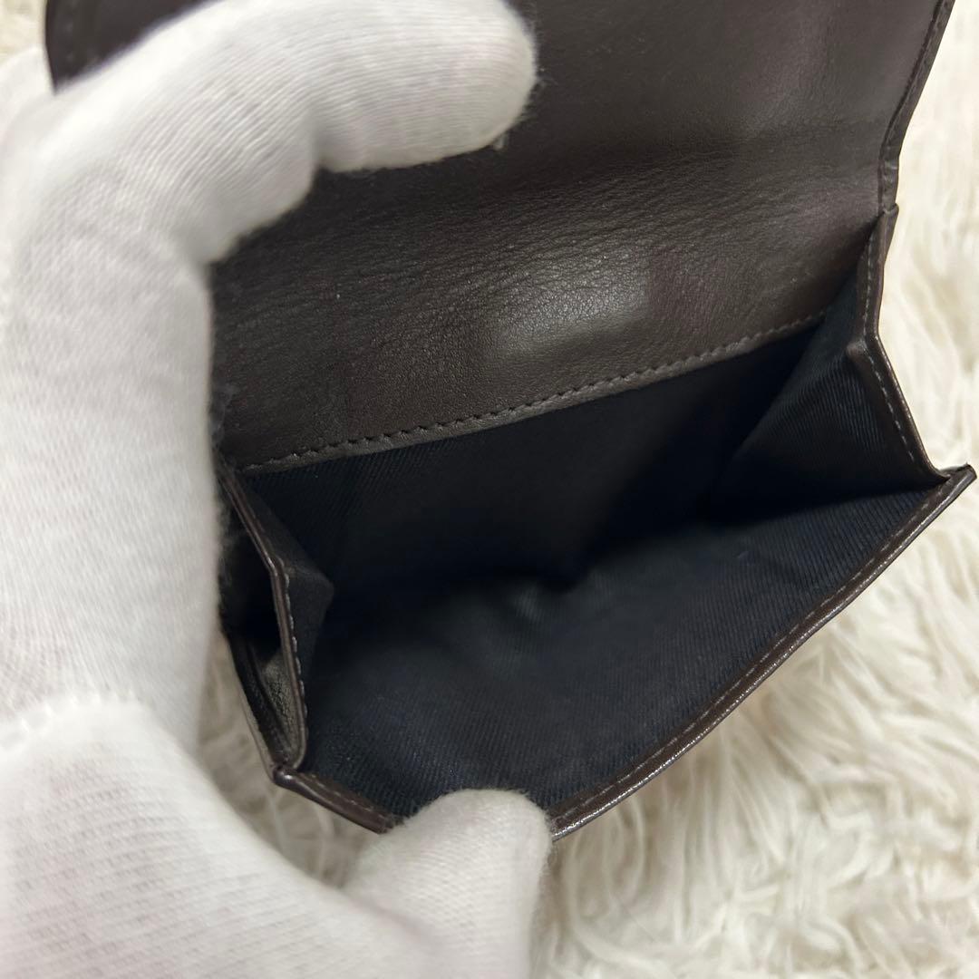 ⭐️希少⭐️ブルガリ チャンドラ 三つ折り財布 コンパクトウォレット ブラウン